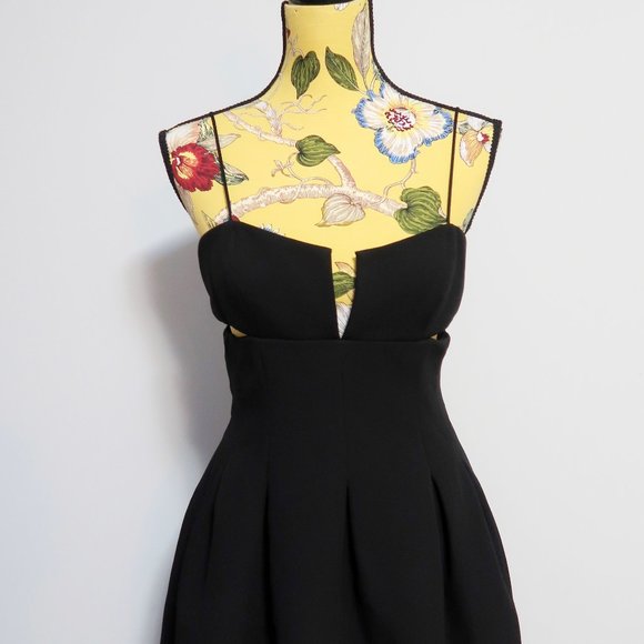 Kendall + Kylie Cutout Black Midi Dress Small - Picture 6 of 13
